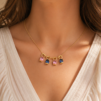 Mother Charm Co.™  Gem Necklace